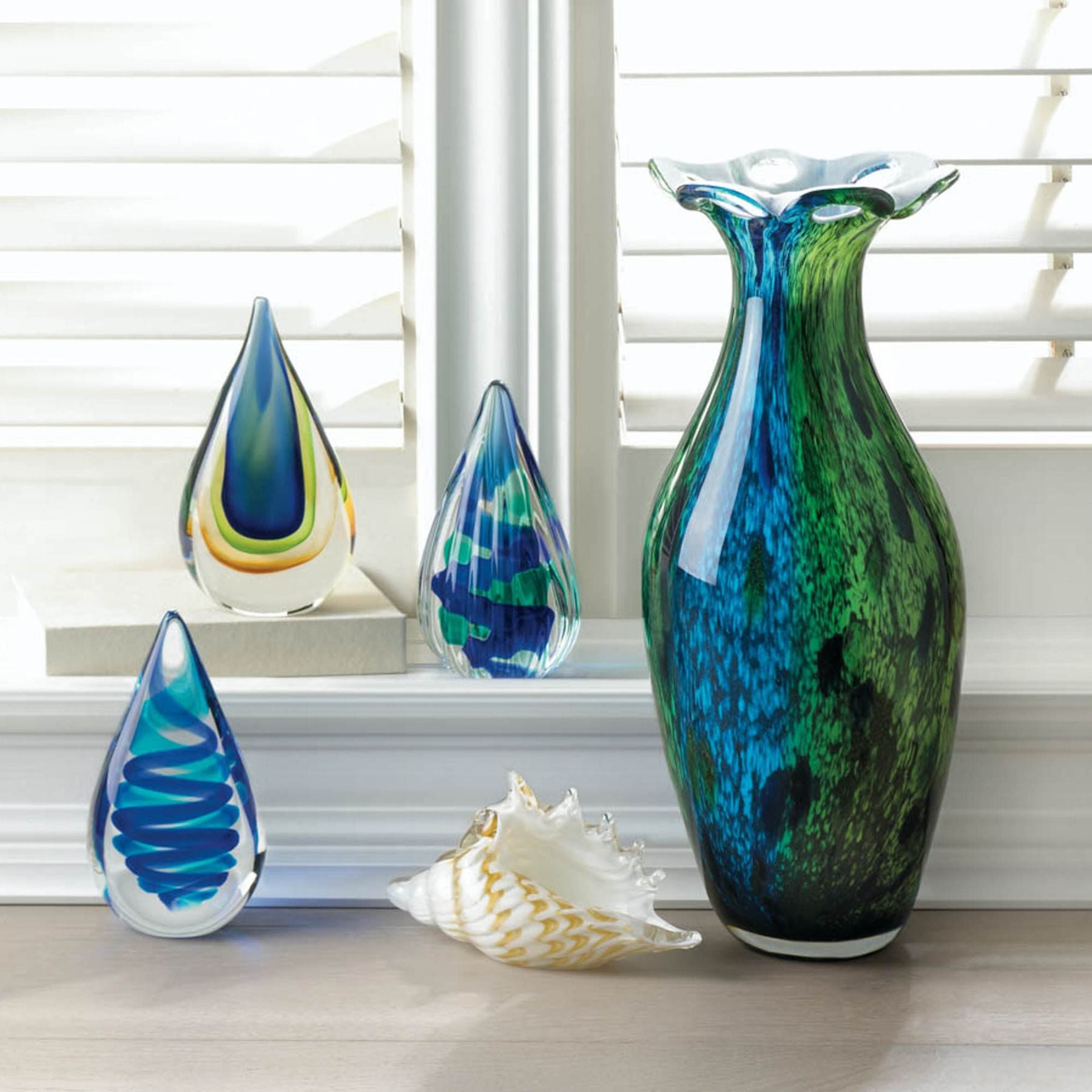 Art Glass Tear Drop - Saunni Bee - Accent Decor