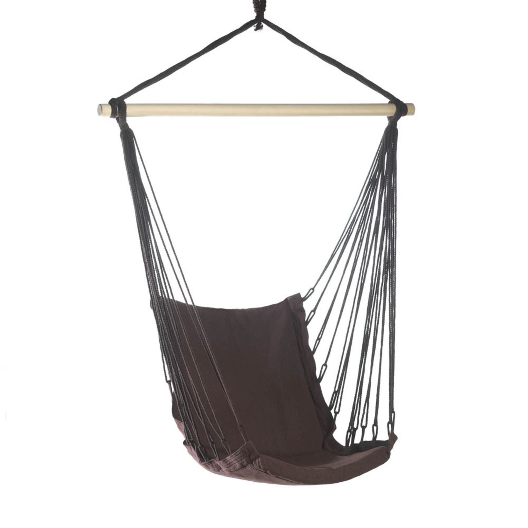 Espresso Cotton Padded Swing Chair - Saunni Bee - Hammock