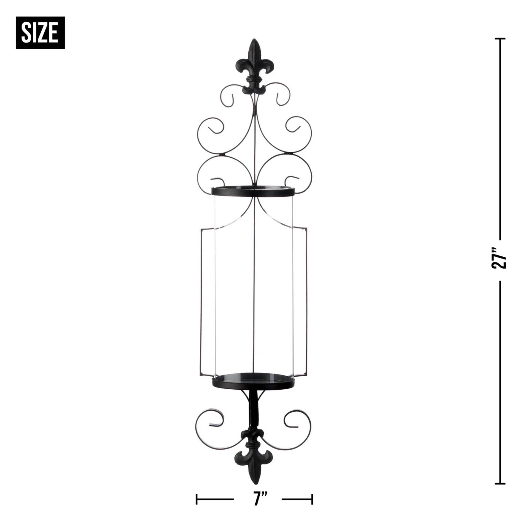 Fleur - De - Lis Wall Sconce - Saunni Bee - Wall Sconce