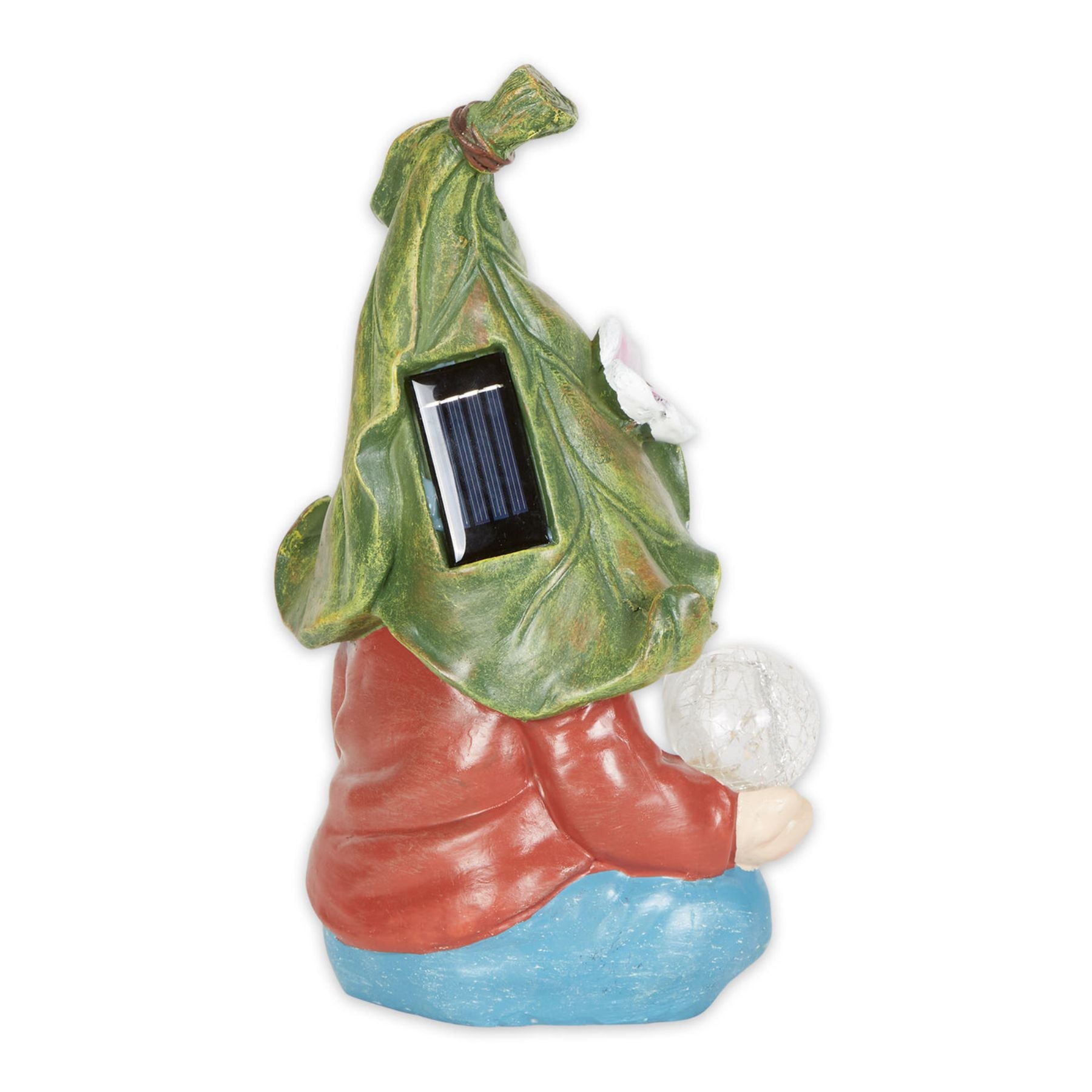 Gnome Meditating Solar Statue - Saunni Bee - Sculptures & Statues