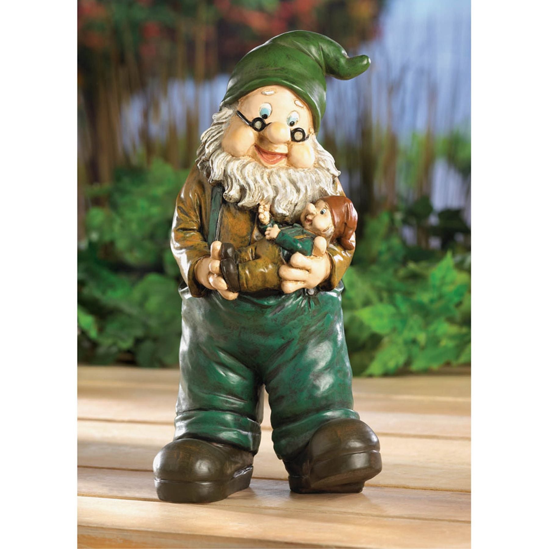 Grandpa Garden Gnome - Saunni Bee - Sculptures & Statues