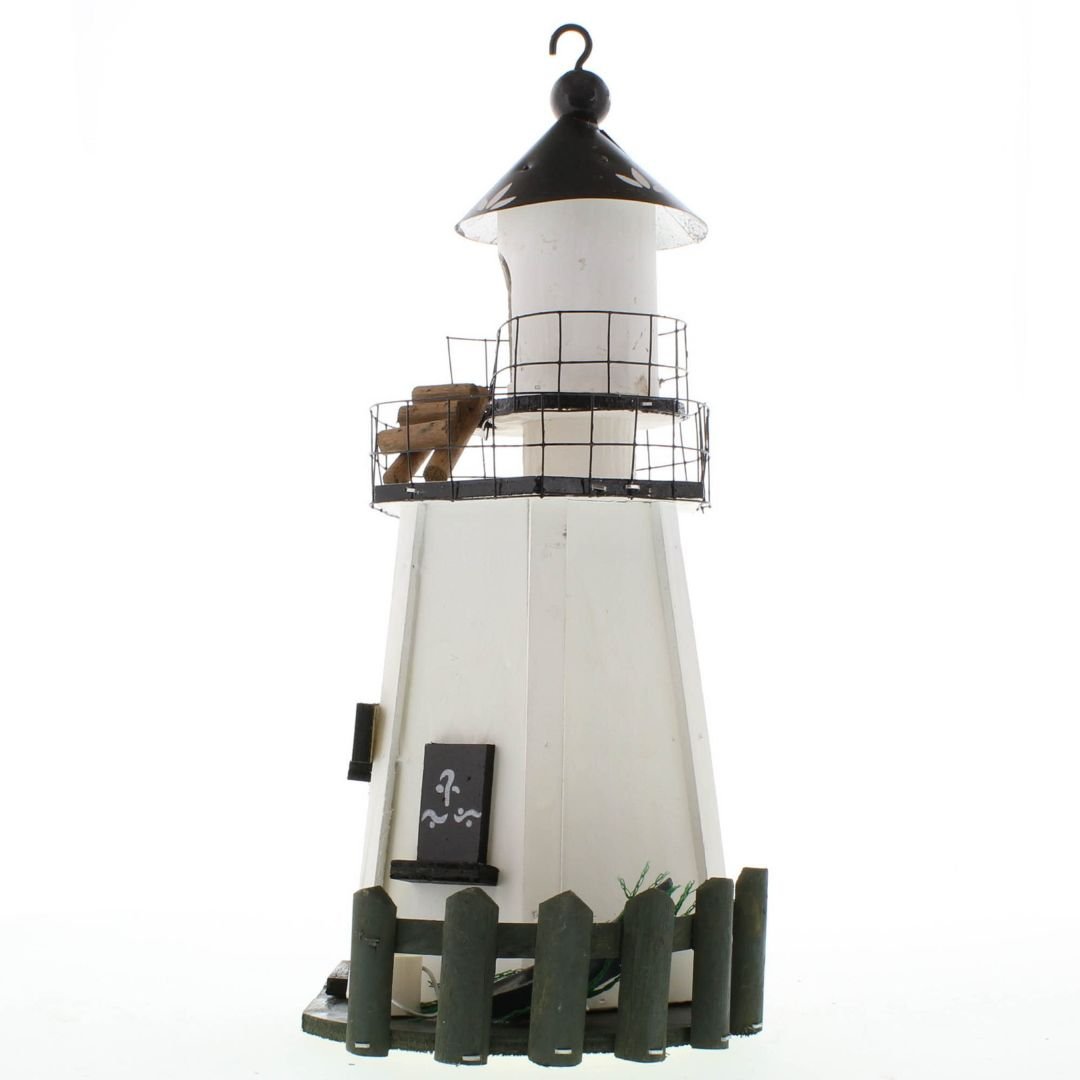 Nautical Nest Birdhouse - Saunni Bee - Lighthouse Birdhouse