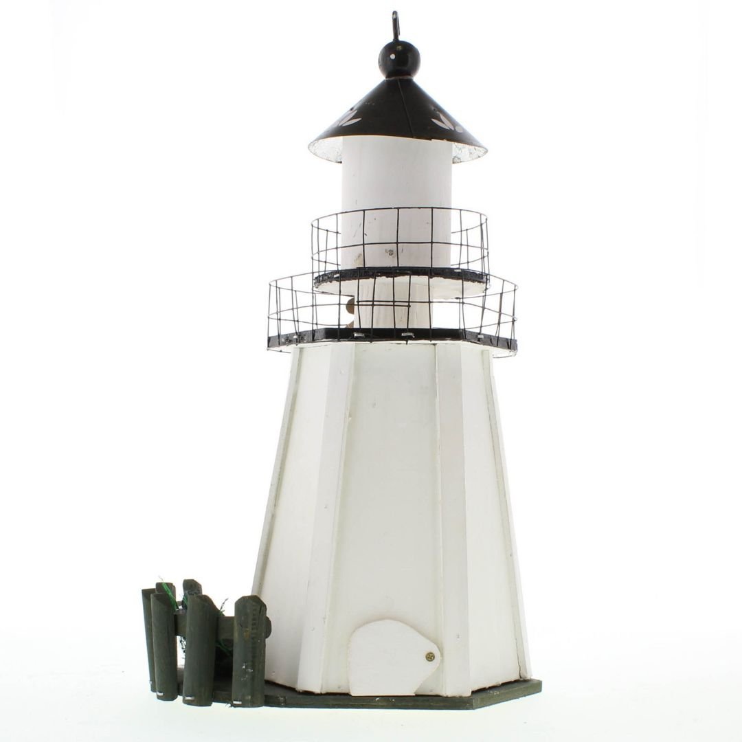 Nautical Nest Birdhouse - Saunni Bee - Lighthouse Birdhouse