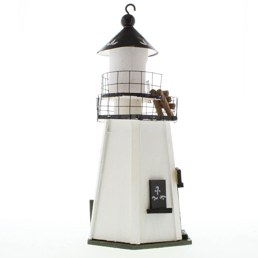 Nautical Nest Birdhouse - Saunni Bee - Lighthouse Birdhouse