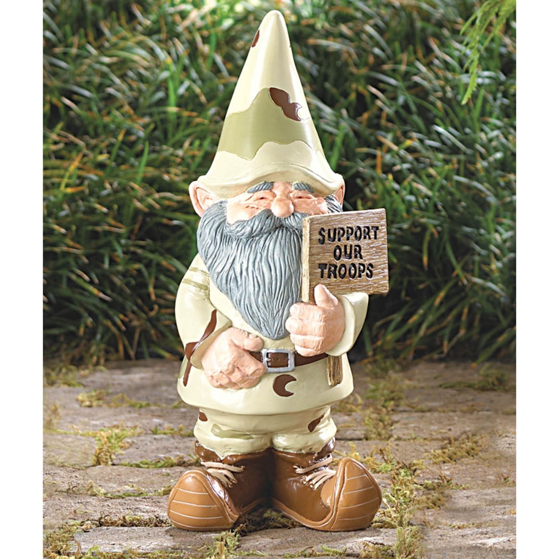 Support Our Troops Gnome - Saunni Bee - Sculptures & Statues