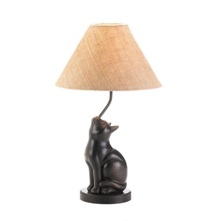 Curious Cat Table Lamp - Saunni Bee - Lighting