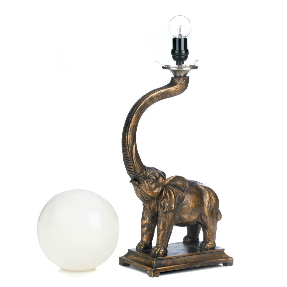 Bronze Lucky Elephant Lamp