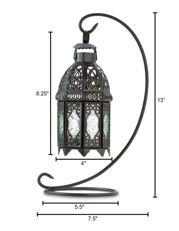 Moroccan Tabletop Lantern - Saunni Bee - Lanterns
