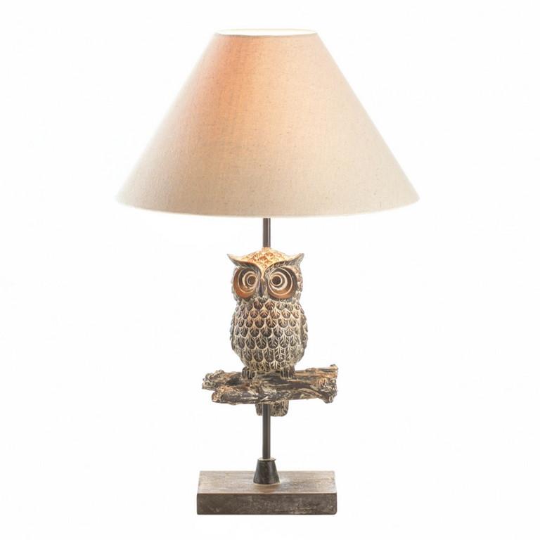 Perched Owl Table Lamp - Saunni Bee - Lighting