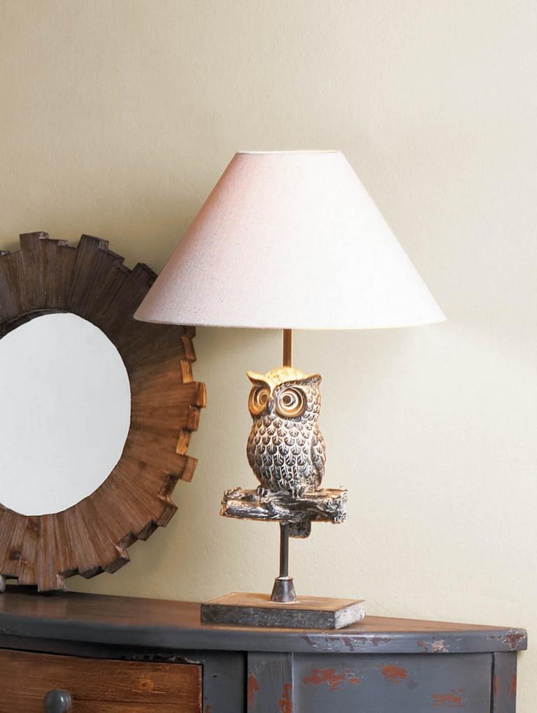 Perched Owl Table Lamp - Saunni Bee - Lighting