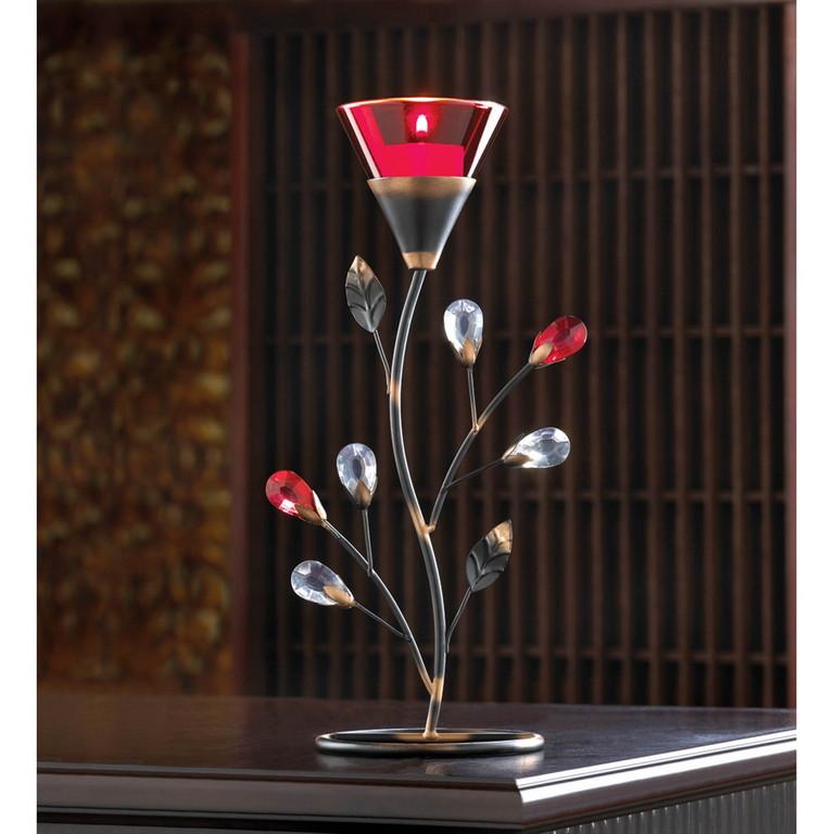 Ruby Blossom Tealight Holder - Saunni Bee - Lighting