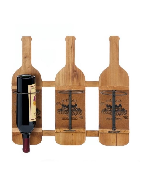Wall Mounted Wine Rack - Saunni Bee - Wine Bottle Holders