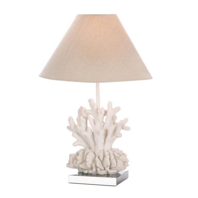 White Coral Table Lamp - Saunni Bee - Lighting